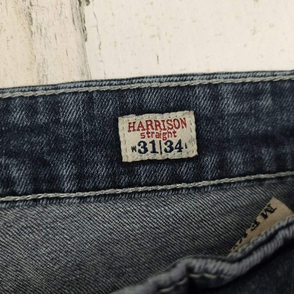 MEK Harrison Straight Leg Jeans Men’s 31x32 Dark Wash Premium Denim Classic Fit - Picture 7 of 11